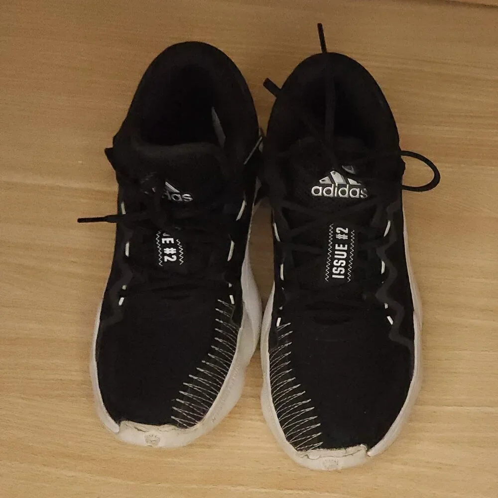 Adidas D.O.N. Issue #2 Kids Black Athletic Shoes 4
